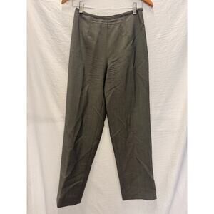 Salvatore Ferragamo Womens Grey Pleated Pants US 6 Business Career Minimalist